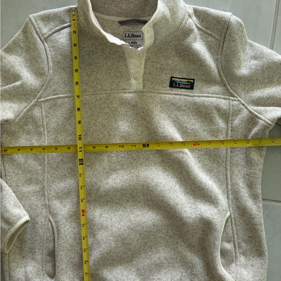 L.L. Bean Off-White Button-Up Jacket- Women - Picture 2 of 4